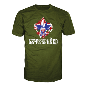 Scouts BSA Graphic Tee With Be Prepared Design Scouts BSA Graphic Tee With Be Prepared Design