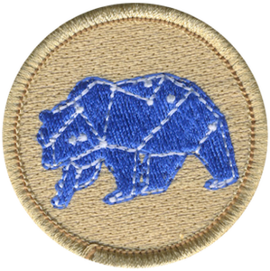 Kodiak Constellation Scout Patrol Patch - embroidered 2 inch round Kodiak Constellation Scout Patrol Patch - embroidered 2 inch round