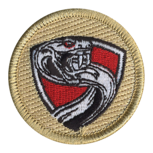 Serpents Scout Patrol Patch - embroidered 2 inch round