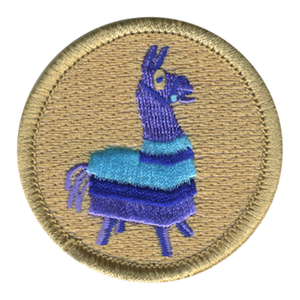 Party Llama Scout Patrol Patch - embroidered 2 inch round