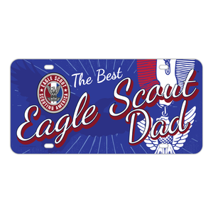 Eagle Scout Dad License Plate with Eagle Scout Logo by ClassB