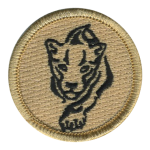 Shadow Panther Scout Patrol Patch - embroidered 2 inch round Shadow Panther Scout Patrol Patch - embroidered 2 inch round