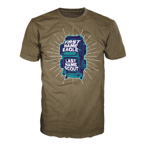 BSA Eagle Scout Graphic Tee With First Name Last Name Eagle Scout Design BSA Eagle Scout Graphic Tee With First Name Last Name Eagle Scout Design