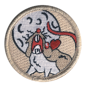 Howling Rat Scout Patrol Patch - embroidered 2 inch round