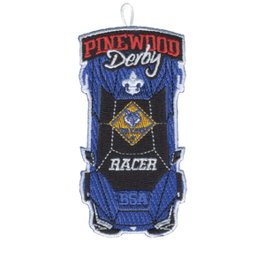 Cub Scout Racer Patch - Modern
