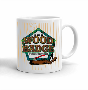 Wood Badge Mug with Wood Badge Logo - Right View Wood Badge Mug with Wood Badge Logo - Right View