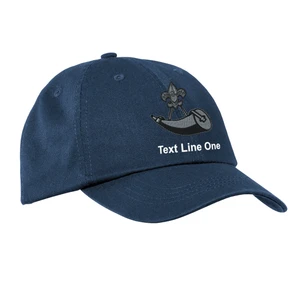Washed Twill Hat with Scouting America Powder Horn Logo