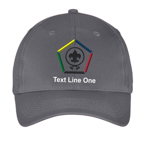 Port & Company® Six-Panel Twill Cap with Wood Badge Logo Port & Company® Six-Panel Twill Cap with Wood Badge Logo