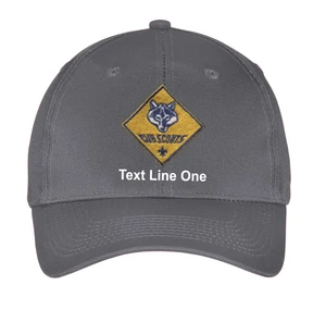 Twill cap with Cub Scout logo