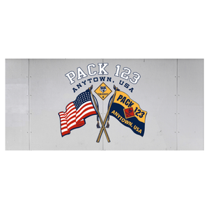 Cub Scout Pack Trailer Graphic With Flags Design Cub Scout Pack Trailer Graphic With Flags Design