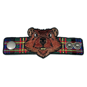 Wood Badge Neckerchief Slider with Wood Badge Beaver Critter Wood Badge Neckerchief Slider with Wood Badge Beaver Critter