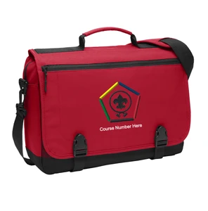 Wood Badge Messenger Briefcase with Wood Badge Logo