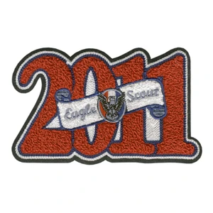2011 Eagle Scout Letterman Jacket Chenille Patch Scouting America