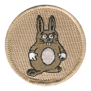 Chunky Rabbit Scout Patrol Patch - embroidered 2 inch round