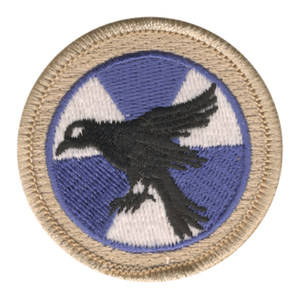 Nuclear Raven Scout Patrol Patch - embroidered 2 inch round