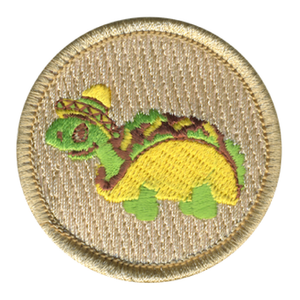 Turtle Taco Scout Patrol Patch - embroidered 2 inch round Turtle Taco Scout Patrol Patch - embroidered 2 inch round