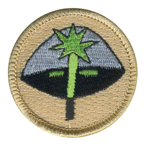 Magic Wand Scout Patrol Patch - embroidered 2 inch round
