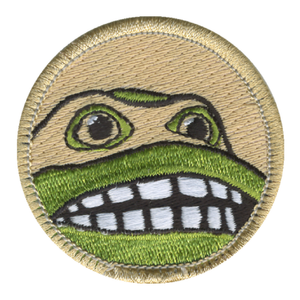 Turtle Ninja Patch - embroidered 2 inch round