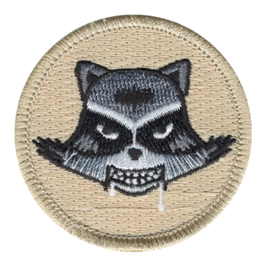 Rabid Raccoon Patch - embroidered 2 inch round