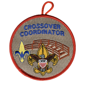 Cub Scout Crossover Ceremony Patch with Webelos Rank and Universal Trademark