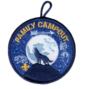 Family Campout Patch with Howling Wolf and Scouting America FDL