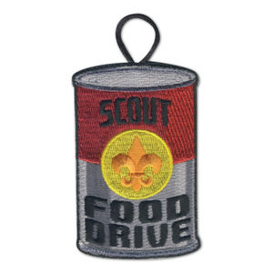 Food Drive Activity Patch - Aluminum Can and BSA FDL