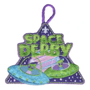 Space Derby Activity Patch - Alien Spaceships and Scouting America FDL