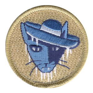 Ice Gato Patch - embroidered 2 inch round