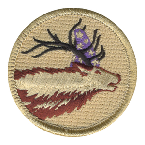 Wapiti Wizard Patch - embroidered 2 inch round