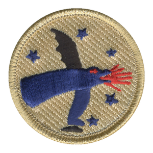 Screaming Banshee Patch - embroidered 2 inch round