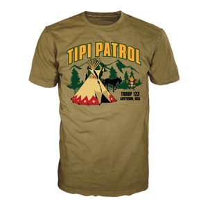 BSA Troop Patrol Shirt with Tipi Patrol BSA Troop Patrol Shirt with Tipi Patrol
