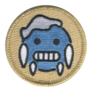 Frozen Emoji Patch - embroidered 2 inch round