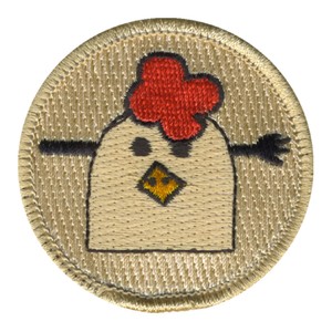 Free Range Chicken Patch - embroidered 2 inch round