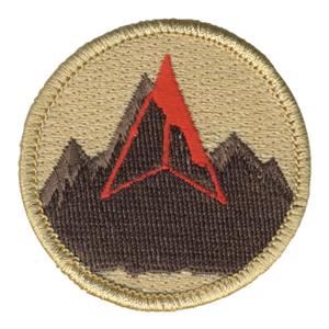 Trailblazer Mountain Patch - embroidered 2 in round