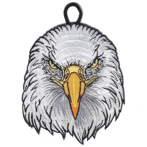 Patch of Wood Badge Eagle Critter Head with loop