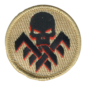 Hydra Skull Patrol Patch - embroidered 2 in round