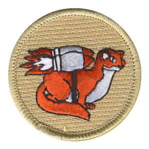 Rocket Ferret Patrol Patch - embroidered 2 in round