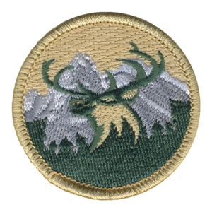 Buck Patrol Patch - embroidered 2 in round
