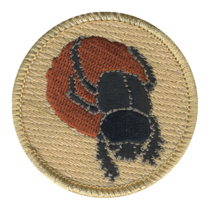 Dung Beetle Patrol Patch - embroidered 2 in round