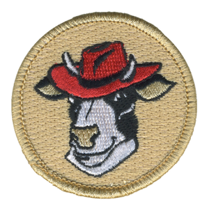 Cowboiz Patrol Patch - embroidered 2 in round