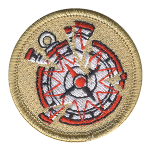 Broken Compass Patrol Patch - embroidered 2 in round