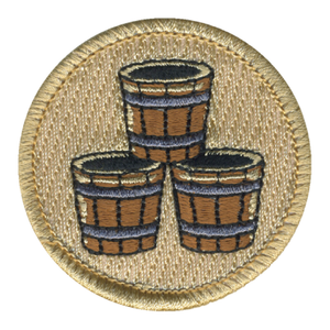 Three Buckets Patrol Patch - embroidered 2 in round