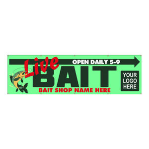 Bait Shop Vinyl Banner Bait Shop Vinyl Banner