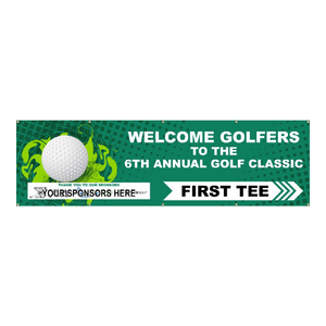 Golf Course Event Vinyl Banner (SP7944) Golf Course Event Vinyl Banner (SP7944)