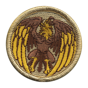 Eagle Crest Scout Patrol Patch - embroidered 2 inch round Eagle Crest Scout Patrol Patch - embroidered 2 inch round