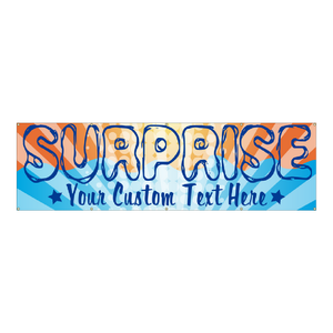 Bubble Letter Surprise Event Banner (SP7884)