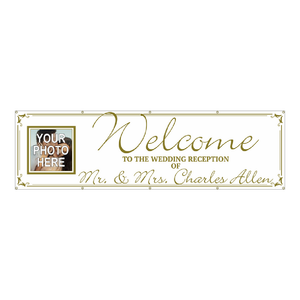 Wedding Vinyl Banner - Wedding Photo (SP7857) Wedding Vinyl Banner - Wedding Photo (SP7857)
