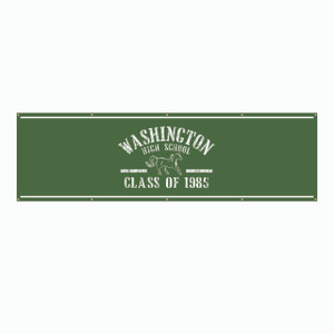 High School Reunion Vinyl Banner - Name List #4 High School Reunion Vinyl Banner - Name List #4