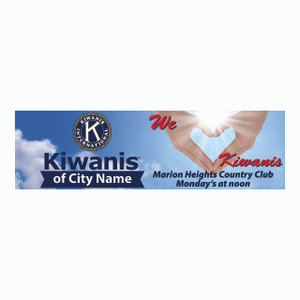 Kiwanis Vinyl Banner Kiwanis Vinyl Banner