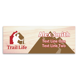 Trail Life Name Tag – TLUSA Vertical Logo on Light Maple Wood Trail Life Name Tag – TLUSA Vertical Logo on Light Maple Wood
